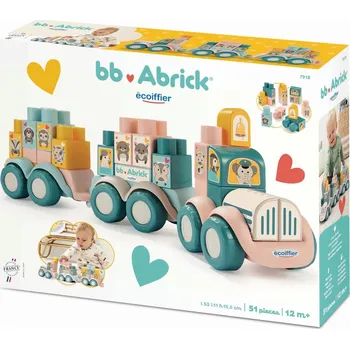 Hračka pro nejmenší ecoiffier BB Abrick 7918 vláček
