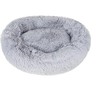 Pelíšek pro psa Iso Trade Chlupatý pelech pro psa 22759, šedý