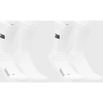 Pánské ponožky TARMAK Basketbalové ponožky SO900 NBA (2 páry) 42/44 BÍLÁ