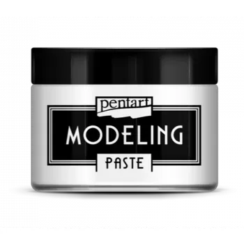Speciální výtvarná barva Pentart Modeling paste 150 ml bílá