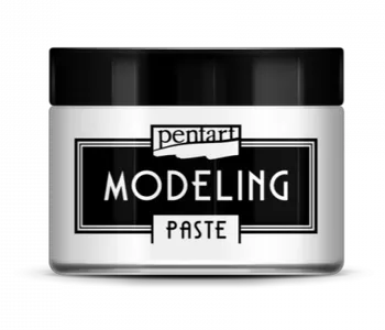 Speciální výtvarná barva Pentart Modeling paste 150 ml bílá