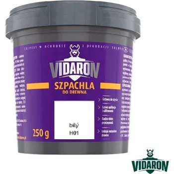 Tmel VIDARON tmel na dřevo H01 bílá, 250g