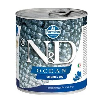 Krmivo pro psa N&D DOG OCEAN Adult Salmon & Codfish 285g
