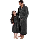 Vestis Athena bavlněný župan antracit - Šedá / XL