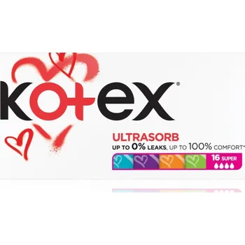 Menstruační tampony Kotex Ultra Sorb Super tampony 16 ks