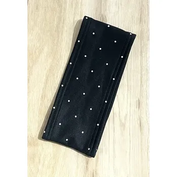 Čelenka Čelenka černá s puntíky XS/S - Houba 0001398