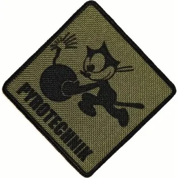 Nášivka ArmyČastolovice.cz Nášivka Pyrotechnik PYROKOCOUR oliv