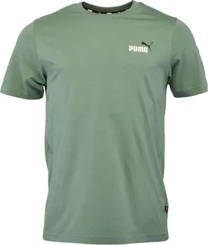 Pánské tričko PUMA Essentials+ Two-Colour Small Logo Tee Eucalyptus