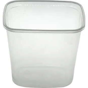 Jednorázové nádobí Vanička PP 500ml, 108x77x100mm transparentní - 1000 ks