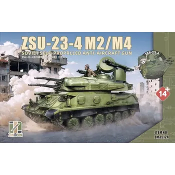 Plastikový model Zimi Model 1/35 ZSU-23-4 M2/M4 Soviet self-propelled anti-aircraft