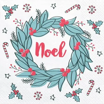 Papírový ubrousek Ubrousek Noel - 20 ks