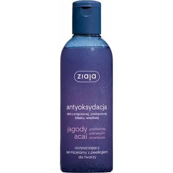 Masážní přístroj Ziaja Acai Berries Micerální gel s peelingem 200ml