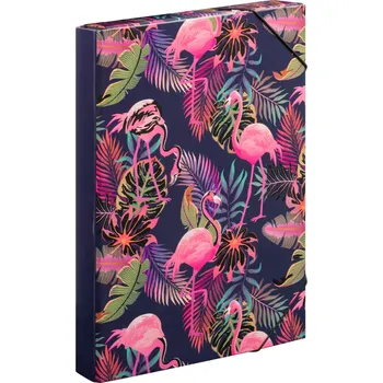 desky na sešit PRESCO GROUP BAAGL Desky na sešity Jumbo Plameňáci