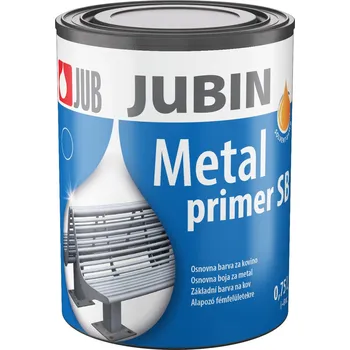 barva na kov JUB JUBIN Metal Primer SB 0,75 l 140 šedá - antikorozní základová barva na kov