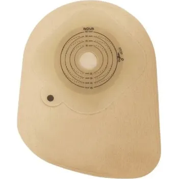Plynová maska Dansac Nova 1 Closed 30 ks—Střední, uzavřený, béžový, otvor 50 mm