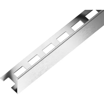 Podlahová lišta ACARA SP1 ukončovací lišta L, nerez V2A kartáč, 22 mm, 3 m AAELK 220/3