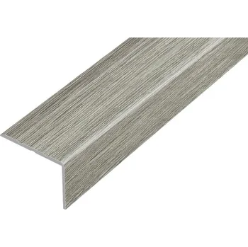 přechodová lišta ACARA AP5 schodová lišta samolepící, hliník + fólie dub šedorýnský, 20 mm, 0,9 m AAHAF B253220-SK/0,9