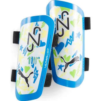 Fotbalový chránič Fotbalové chrániče Puma NEYMAR JR ULTRA LIGHT STRAP bílé 030902-01 - L | UK 7 | US 9,5