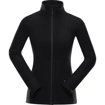 Dámská mikina Dámská fleecová mikina Alpine Pro GARIMA - černá / S-Ladies (3XL) - nadměrná velikost