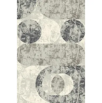 Koberec Kusový vlněný koberec Agnella Isfahan M Fris Popel šedý Rozměr: 80x120 cm