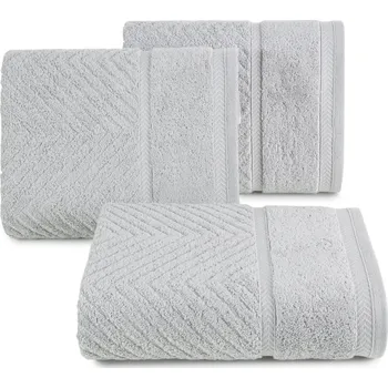 BAVLNĚNÝ RUČNÍK KALIA4 50X90 CM STŘÍBRNÁ
