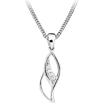 Náhrdelník Stříbrný přívěsek s řetízkem SC39901