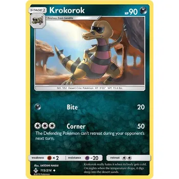 Karetní hra Krokorok 115/214 - Unbroken Bonds Typ karty: Non-Holo