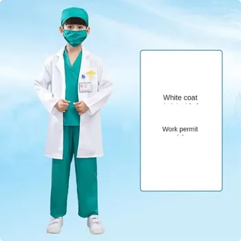 Karnevalový kostým Dětský kostým - lékař s doplňky (3 varianty) Varianta: A, Velikost: 120 cm
