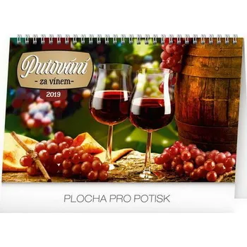 Kalendář PRESCO GROUP Stolní kalendář Putování za vínem 2019