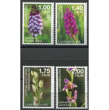 Poštovní známka (2022) MiNr. 2318 - 2321 ** - Lucembursko - Původní orchideje