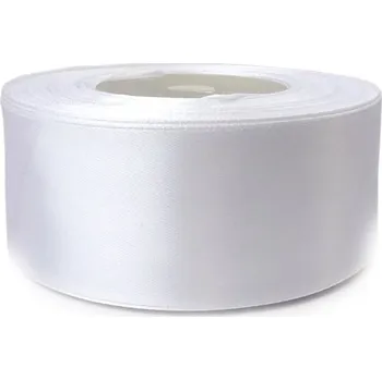 Stuha Saténová stuha Bílá 38mm (Saténová stuha Bílá 38mm)