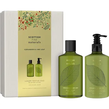 Kosmetická sada SCOTTISH FINE SOAPS Coriander & Lime Leaf Sada péče o tělo, 2 ks