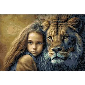 Diamantové malování Diamantové malování - Věrní přátelé Velikost: 40x60cm, Rámování: Pouze srolované plátno, Diamanty: Čtvercové