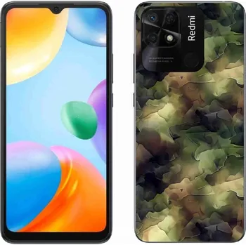 Pouzdro na mobilní telefon Gelový kryt mmCase na Xiaomi Redmi 10C - maskáčový vzor 10