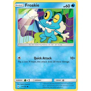 Karetní hra Froakie 051/214 - Unbroken Bonds Typ karty: Non-Holo