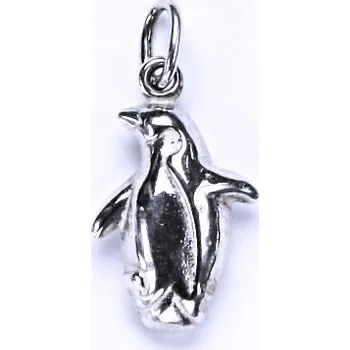 Přívěsek Stříbrný přívěsek tučňák - P772 (Stříbrný přívěsek tučňák)
