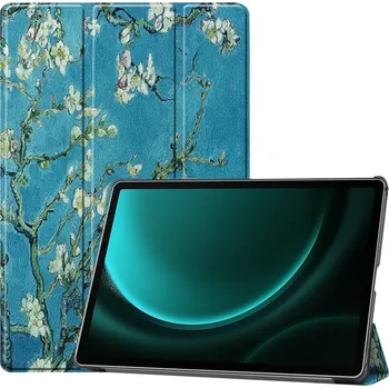 Pouzdro na tablet VSECHNONAMOBIL 65794 ART Zaklápěcí pouzdro pro Samsung Galaxy Tab S9 FE+ APRICOT BLOSSOM