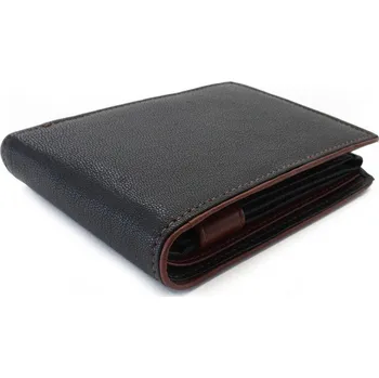 Arwel Pánská kožená peněženka - česká výroba; černo-bronzová