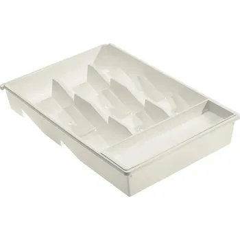 Příborník do zásuvky Tontarelli Příborník s tácem BELLA PLUS, bílá