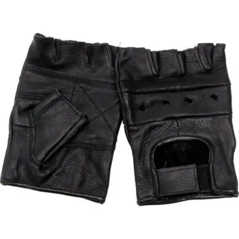 Sportovní střelba Bezprsté rukavice Biker, kožené, Mil-Tec, L