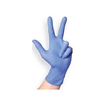 Vyšetřovací rukavice Lohmann&Raucher Nitrilové rukavice Velvet bez pudru 200ks – profesionální ochrana Velikost: S (6-7)