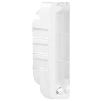 Nábytkové kování AGB - Protiplech k magnetickému zámku MEDIANA POLARIS plastový nastavitelný s vaničkou WS - Bílá matná