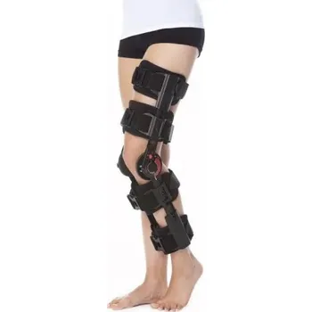 Ortéza kolenní AT53002—Dlouhá s nastavitelným kloubem