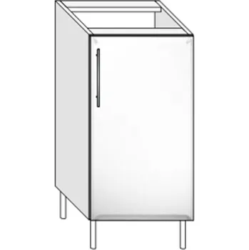 Kuchyňská skříňka Spodní skříňka S40/P BRAVO 10 Dekor: Modřín latte