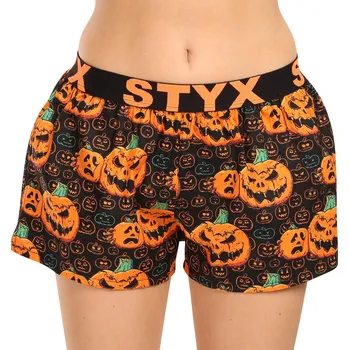 Dámské trenýrky Dámské trenky Styx art sportovní guma Halloween dýně (T1755) S Možnost vrácení zboží ZDARMA do 120 dnů!