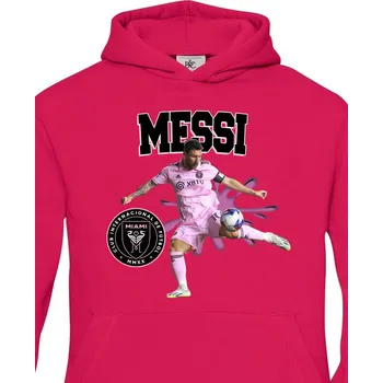 Chlapecká mikina Dětská mikina Lionel Messi, Barva Purpurová, Velikost 110-116, Canvas Dětská mikina Bezvatriko.cz 2033 - 2x98