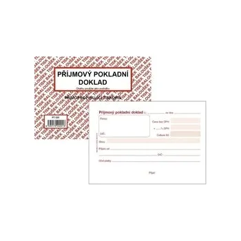 Tiskopis PT020 Příjmový pokladní doklad- výprodej poslední 4ks