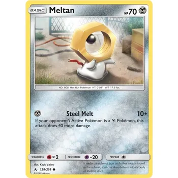 Karetní hra Meltan 128/214 - Unbroken Bonds Typ karty: Non-Holo