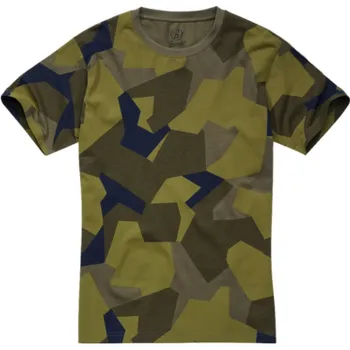 Pánské oblečení Dětské tričko s krátkým rukávem, Brandit, Swedish Camo, M