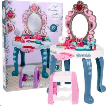 Toaletní stolek Interaktivní dětský toaletní stolek se stoličkou 76 x  45 x  31 cm vícebarevný